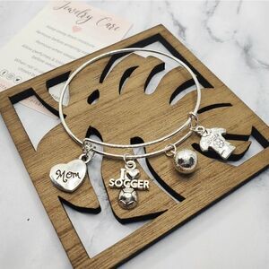 Soccer Mom Expandable Charm Bracelet
